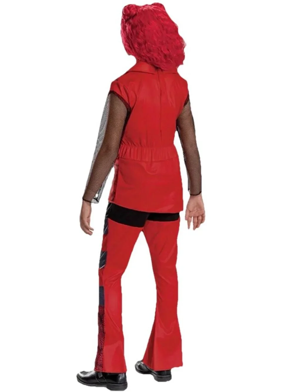 Disney Descendants 4 Rise Of Red Costume Girls Deluxe Halloween Outfit S 4-6X - Picture 3 of 8